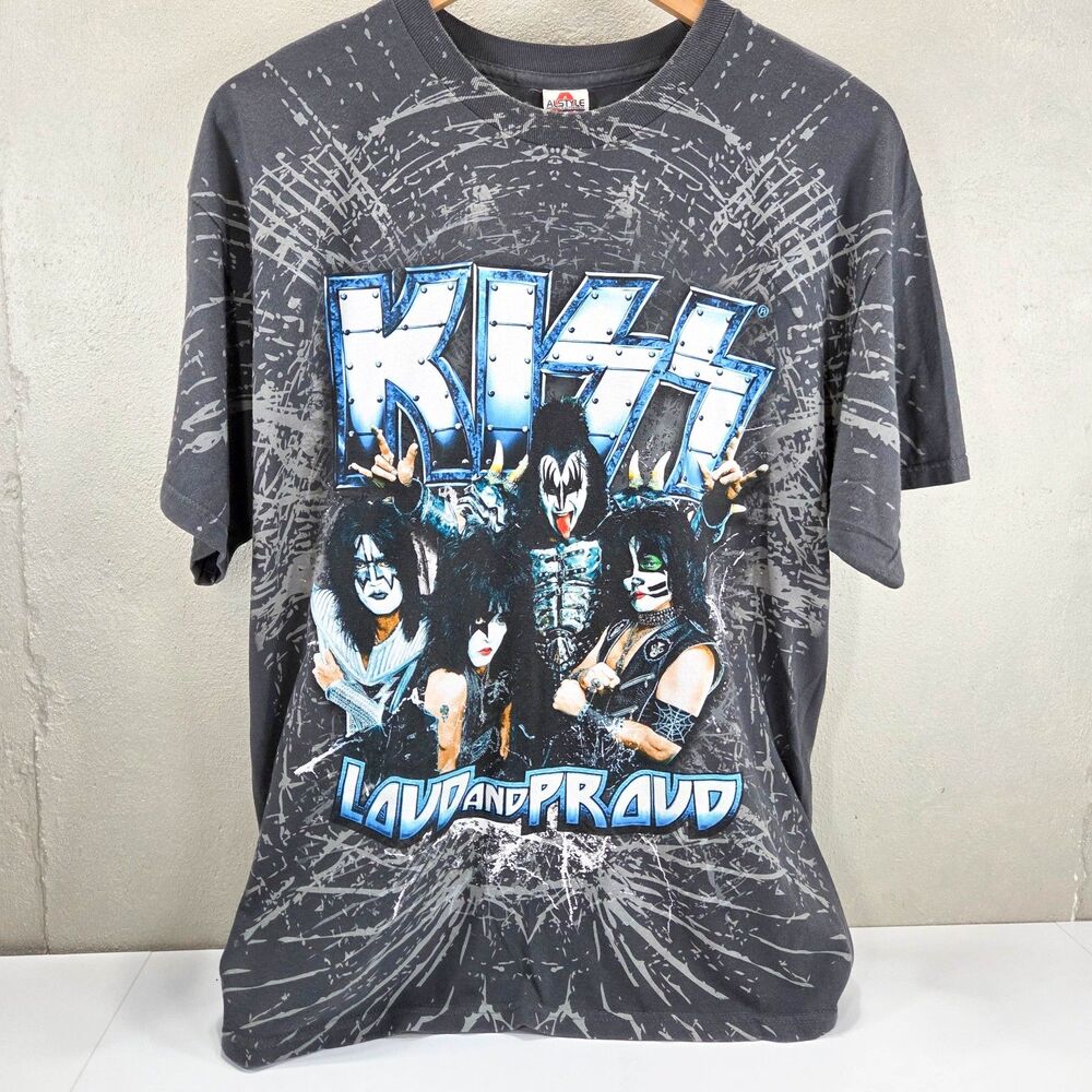 KISS The Tour 2012 All Over Print Concert T Shirt AOP Sz XL